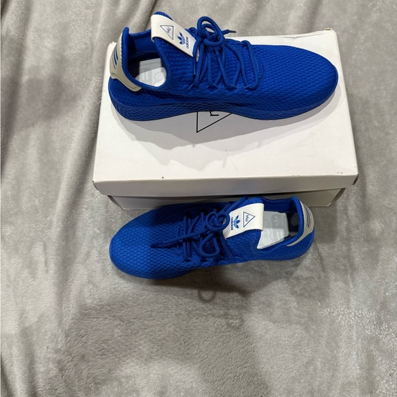 Adidas Hu - Blue Sneakers Lightweight Knit Design - Picture 6 of 9